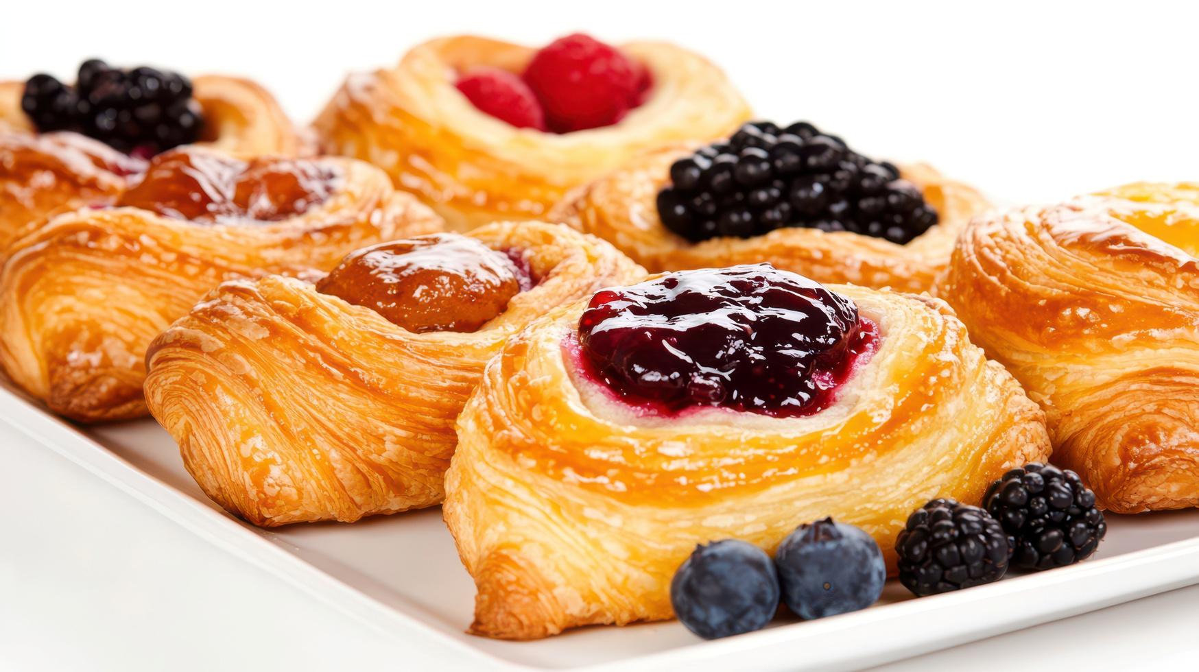 Freshly baked pastries