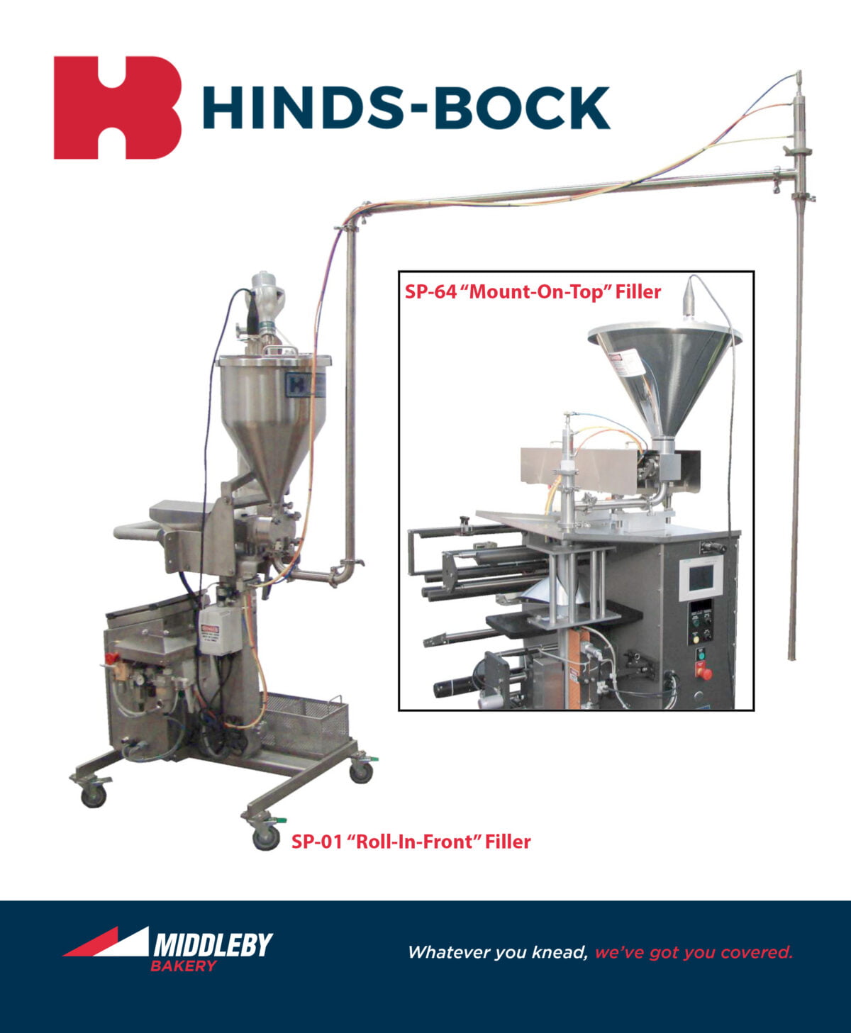 HindsBock Vertical FormFillSeal Machine USDA approved